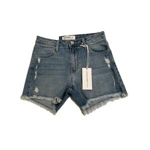 Just Black Blue Jean Shorts